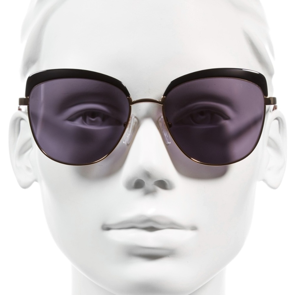 NWT Prada Square Catwalk Sunglasses Gold/Burgundy - Picture 8 of 8